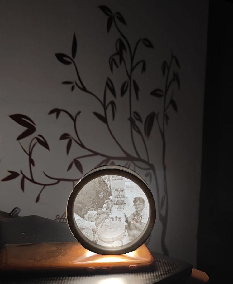 Lithophane_lamp1U 3d printed lithophane lamp