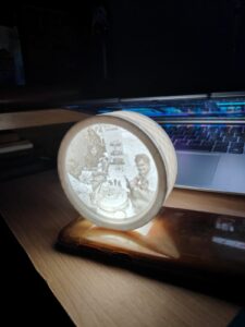 3d printed lithophane lamp