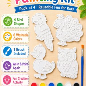 features-poster_Parrot, Peacock, Duck and Owl