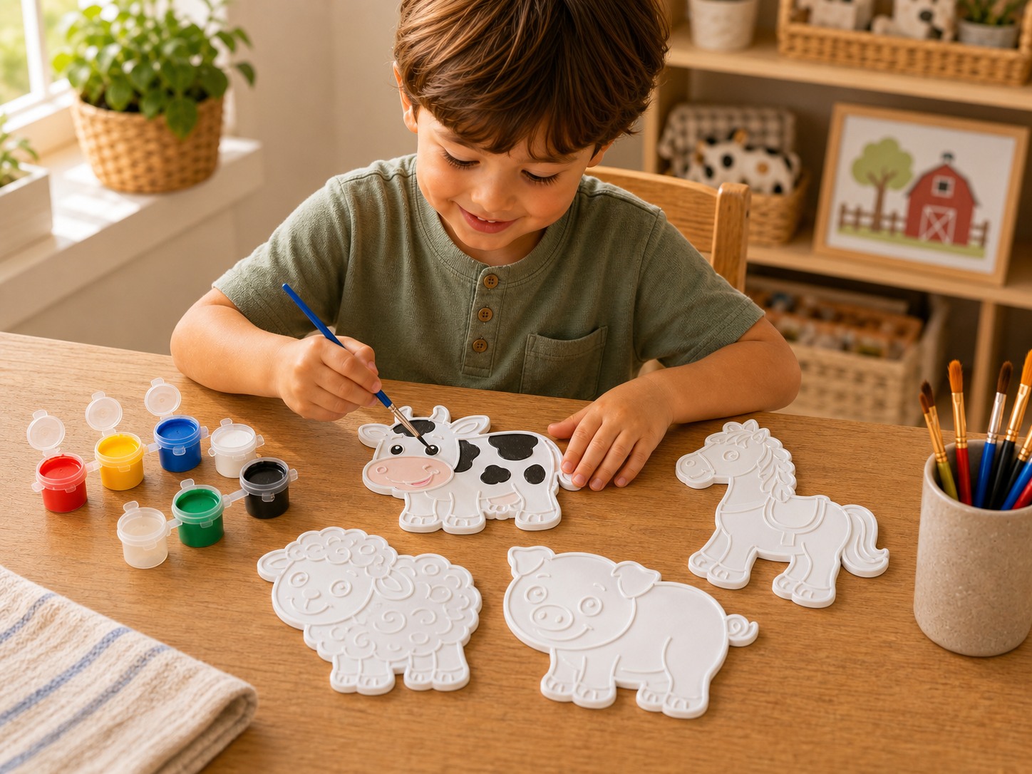 FARM_COW_HRS_SHP_PIG_3-kid-painting