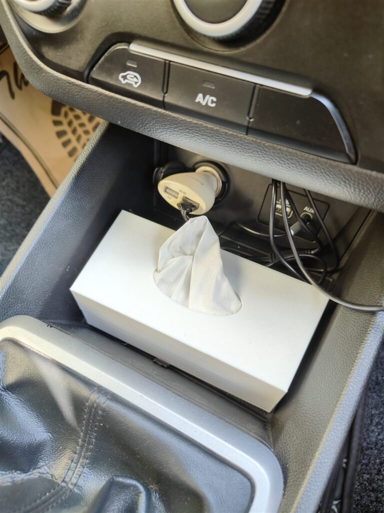 Custom 3D printed car tissue box